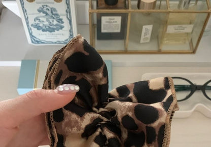 Scrunchie Leopard Print