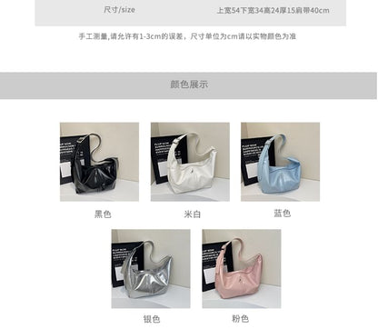 Panel Buckle Shoulder Bag