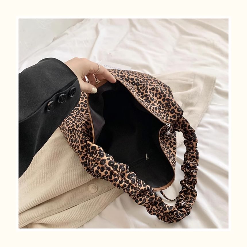 Leopard Print Shoulder Bag