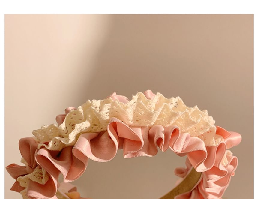Bow Headband Ruffle