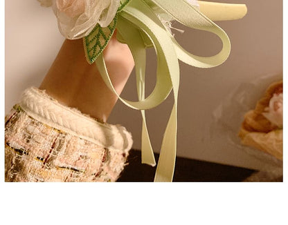 Ruffle Floral Headband