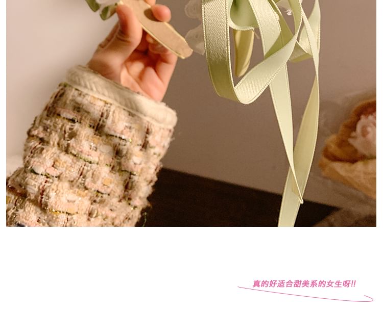 Ruffle Floral Headband