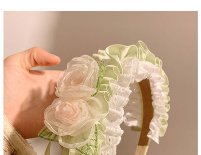 Ruffle Floral Headband