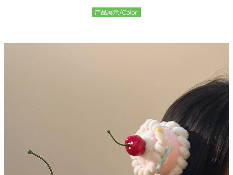 Hair Cake Clip Cherry