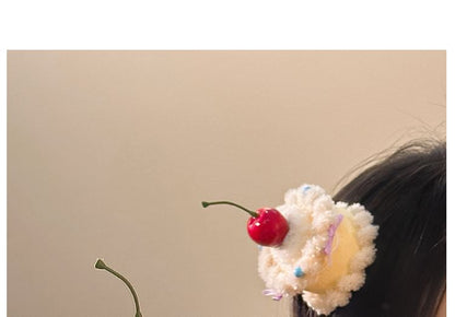 Hair Cake Clip Cherry