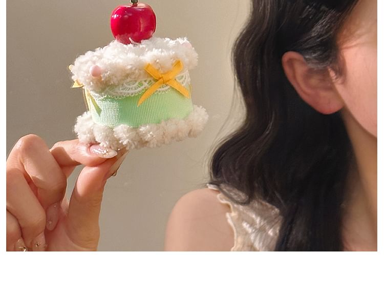 Hair Cake Clip Cherry