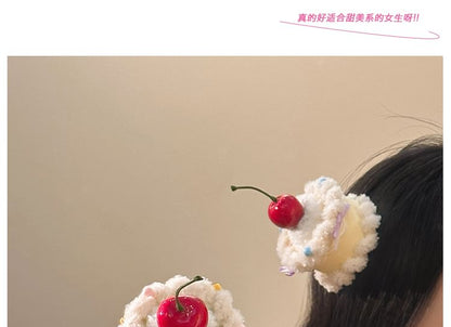 Hair Cake Clip Cherry