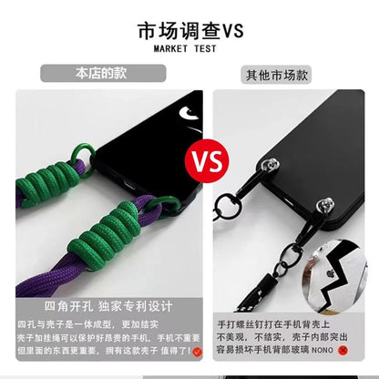 Case Lanyard Phone / Set Strap Eye Cartoon