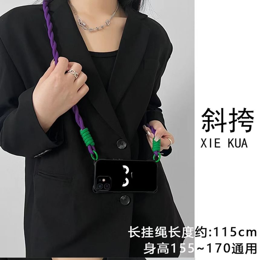 Case Lanyard Phone / Set Strap Eye Cartoon