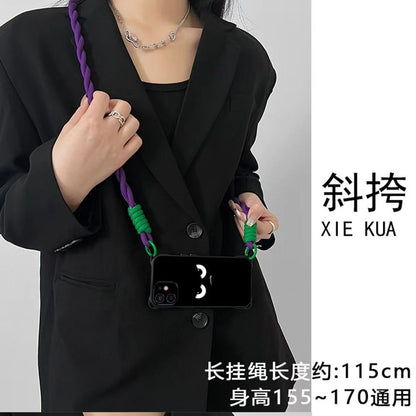 Case Lanyard Phone / Set Strap Eye Cartoon