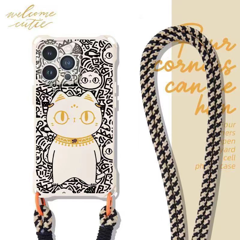 Lanyard Strap Set Cat / Case Phone