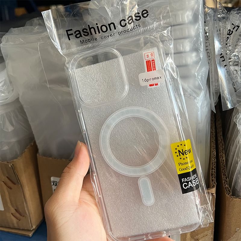 with (Compatible MagSafe) Case Phone Magnetic Transparent
