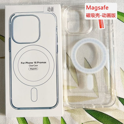 with (Compatible MagSafe) Case Phone Magnetic Transparent