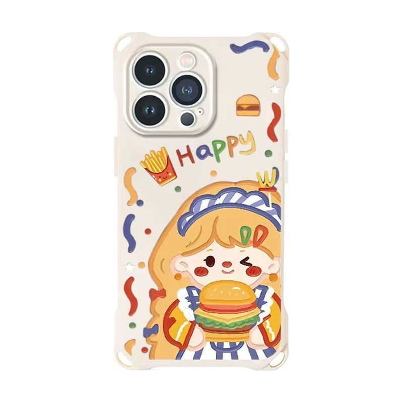 Girl Case Lanyard / Phone Strap Burger Set