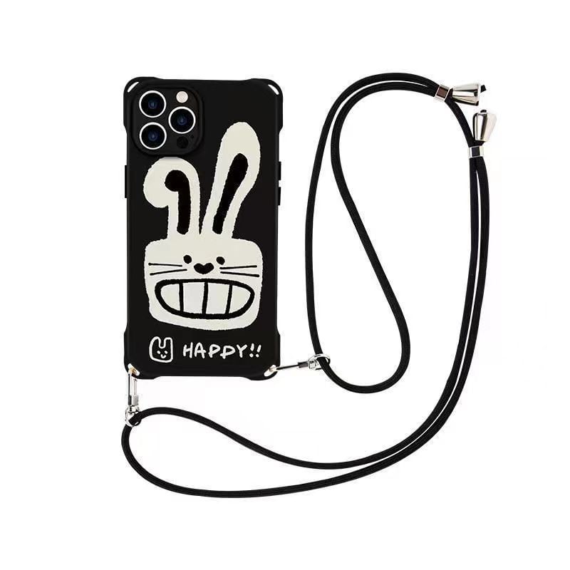/ Rabbit Set Phone Case Lanyard