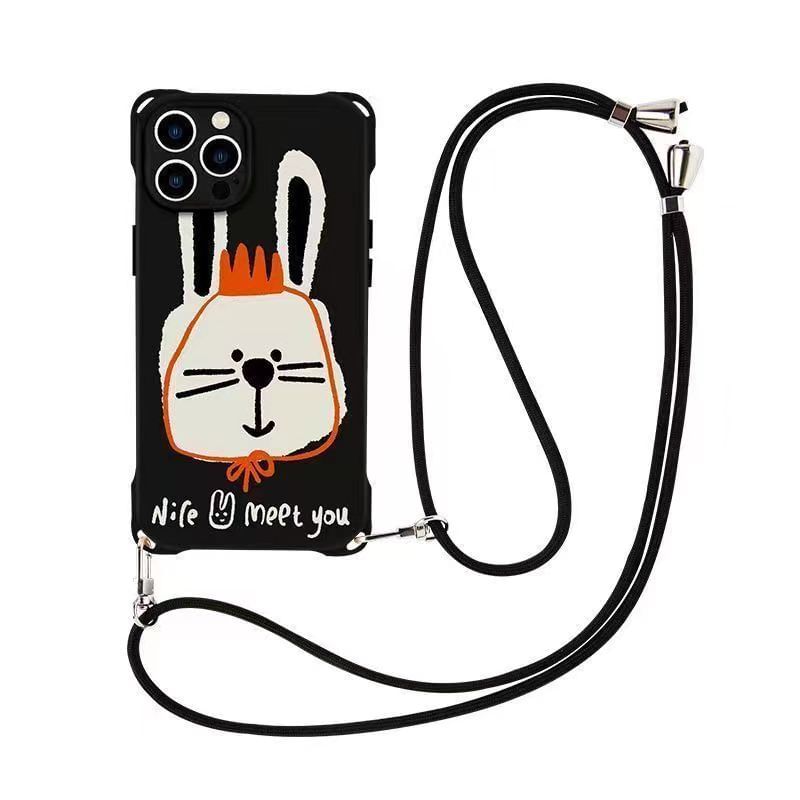 / Rabbit Set Phone Case Lanyard