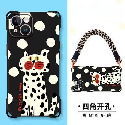 Set Lanyard Phone Cat Case Strap /