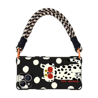 Set Lanyard Phone Cat Case Strap /
