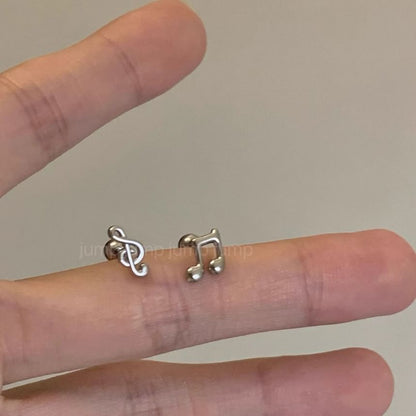 Note Stud Music Earring