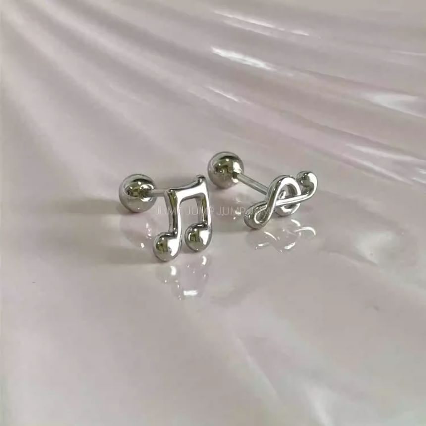 Note Stud Music Earring