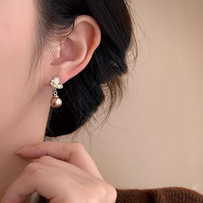 Butterfly Earring Dangle Beaded