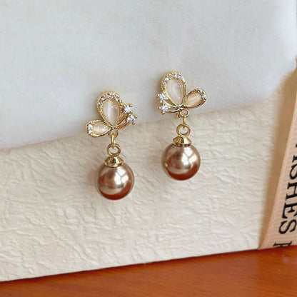 Butterfly Earring Dangle Beaded