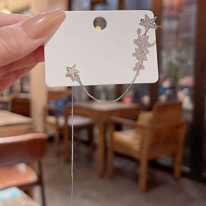 Star Cuff Earring Chained