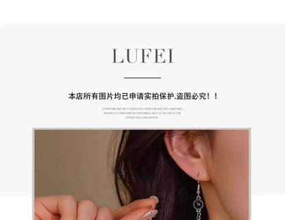 Beaded Earring Gemstone Dangle