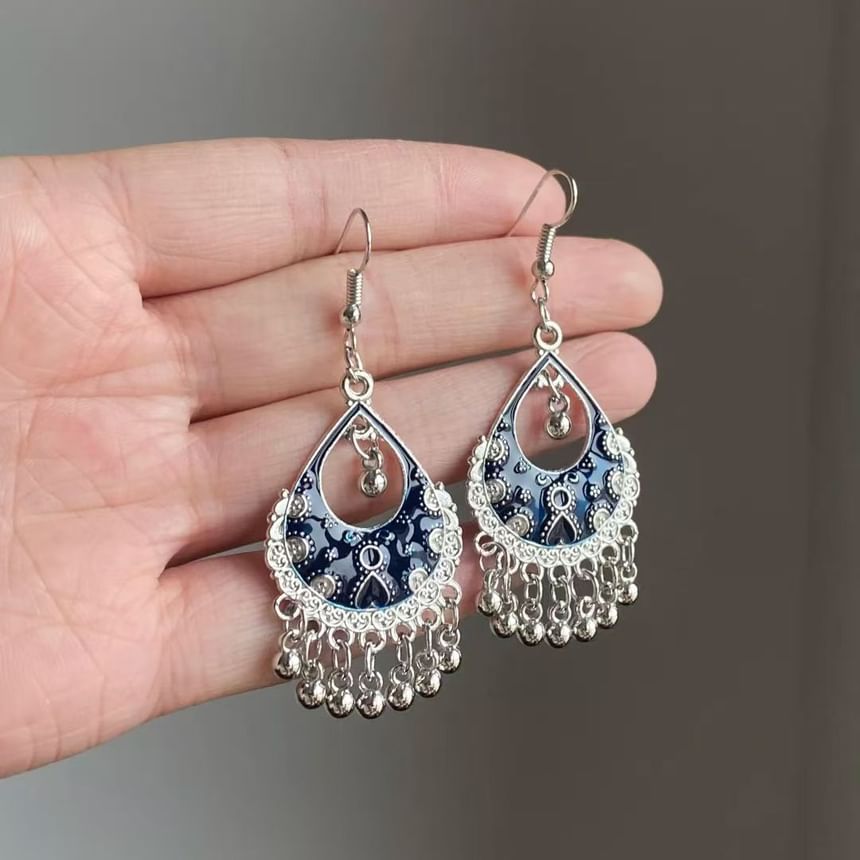 Chandelier Alloy Earring Fringed
