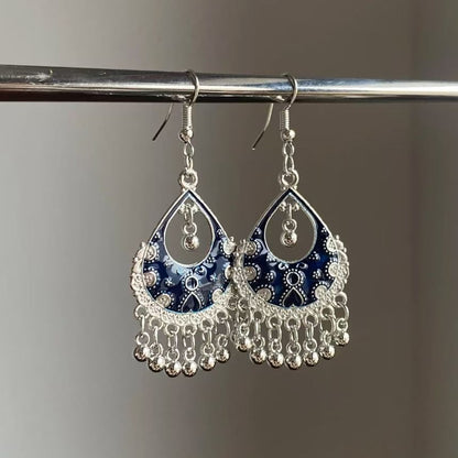 Chandelier Alloy Earring Fringed