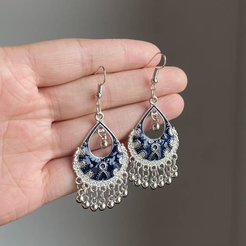 Chandelier Alloy Earring Fringed