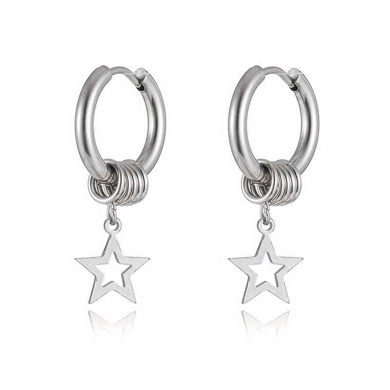 Drop Earring Star Alloy