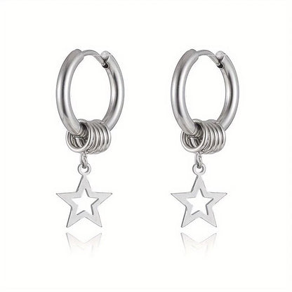 Drop Earring Star Alloy