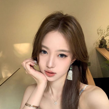 Fringed Earring Alloy Dangle