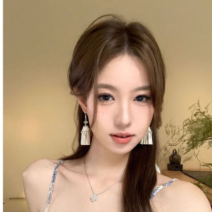 Fringed Earring Alloy Dangle