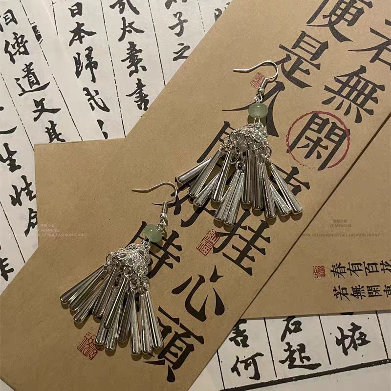 Fringed Earring Alloy Dangle