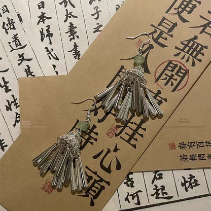 Fringed Earring Alloy Dangle