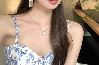 Fringed Earring Alloy Dangle