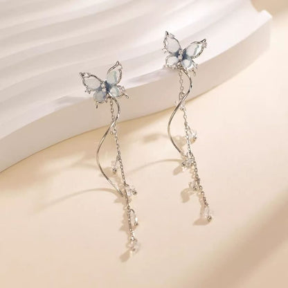 Butterfly Alloy Dangle Earring