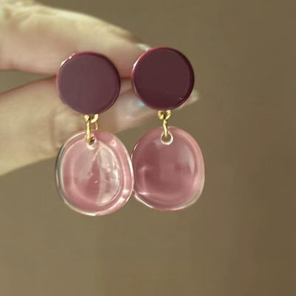 Acrylic Alloy Earring Drop