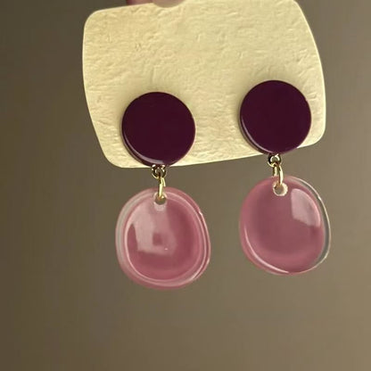 Acrylic Alloy Earring Drop