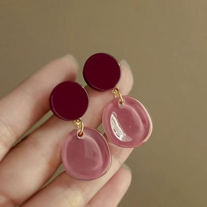Acrylic Alloy Earring Drop