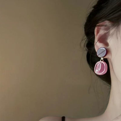 Acrylic Alloy Earring Drop