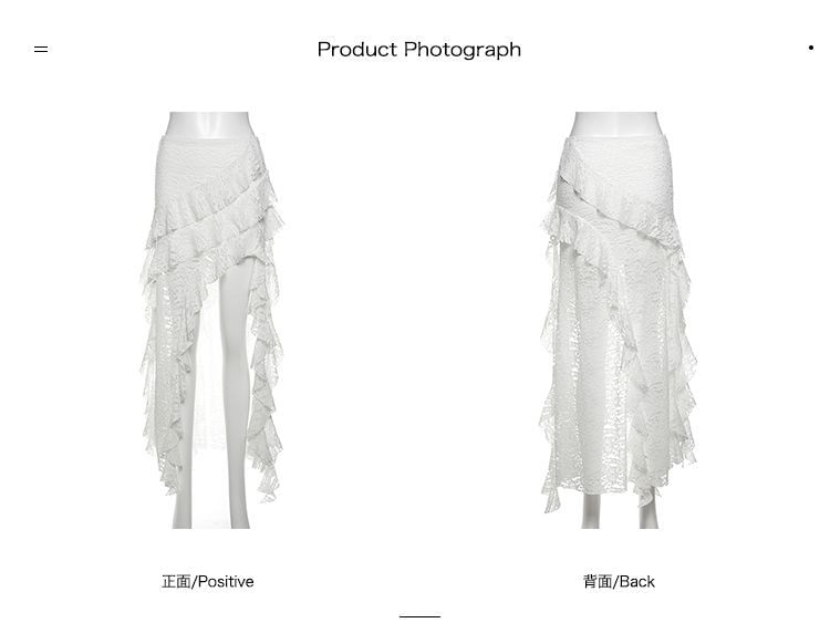 Solid Maxi Skirt with Side Slit at High Waist