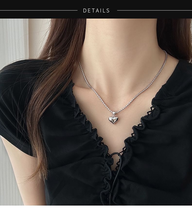 Necklace Heart Alloy Pendant