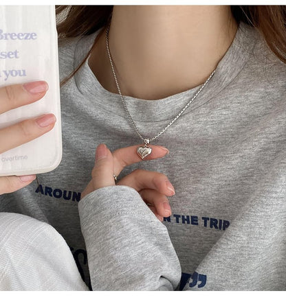 Necklace Heart Alloy Pendant