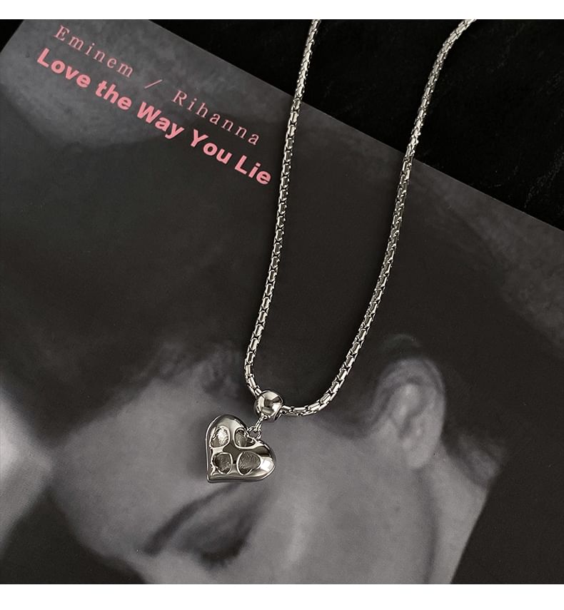 Necklace Heart Alloy Pendant