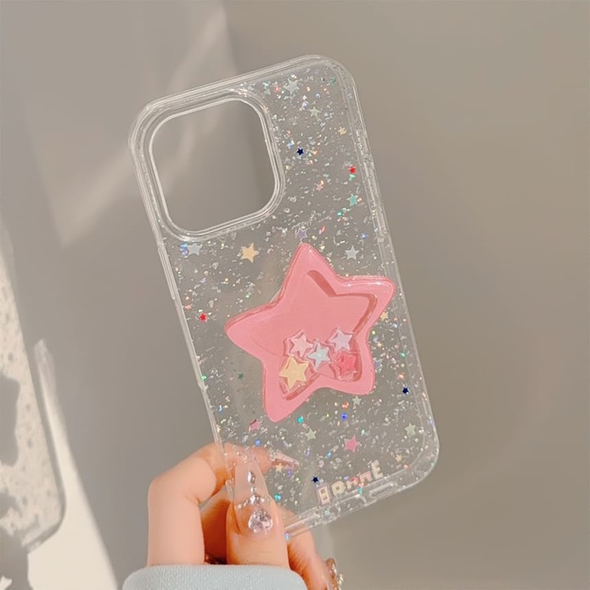 Phone Star Glitter Case