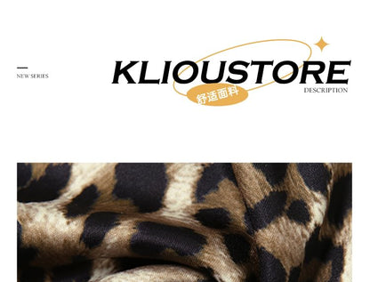 Leopard Print Mid Rise Pencil Mini Skirt