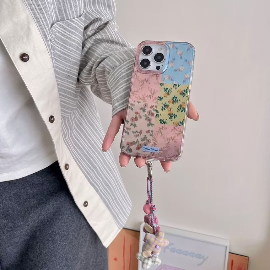 Case Panel Phone Floral